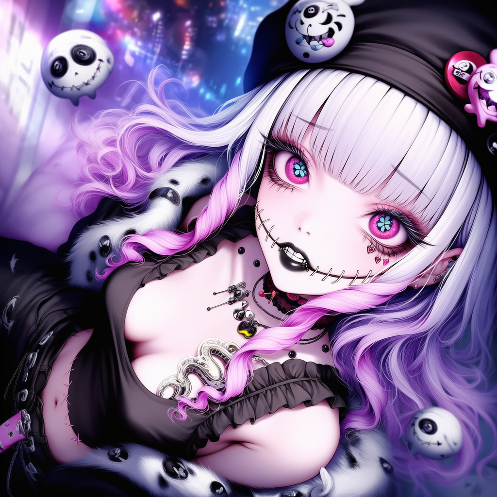 ギャル‪✕‬花模様eye