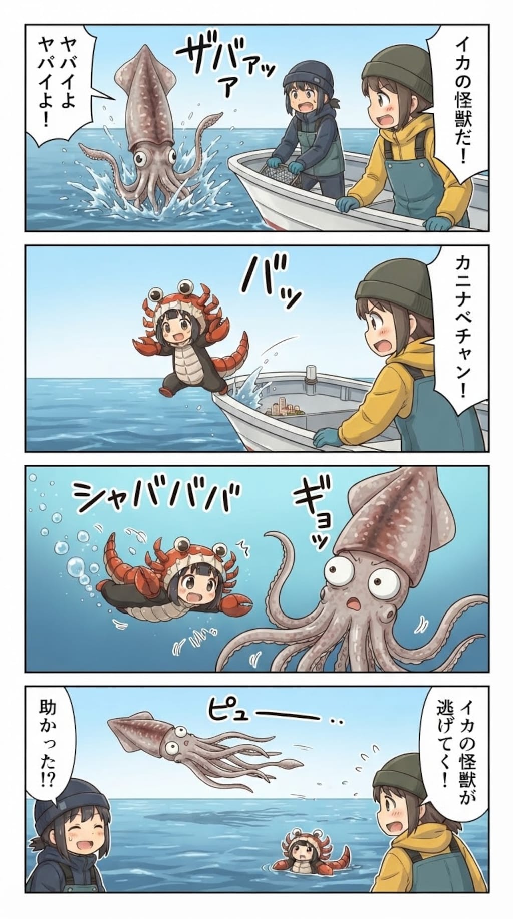 【55】イカと再会！カニナベチャン