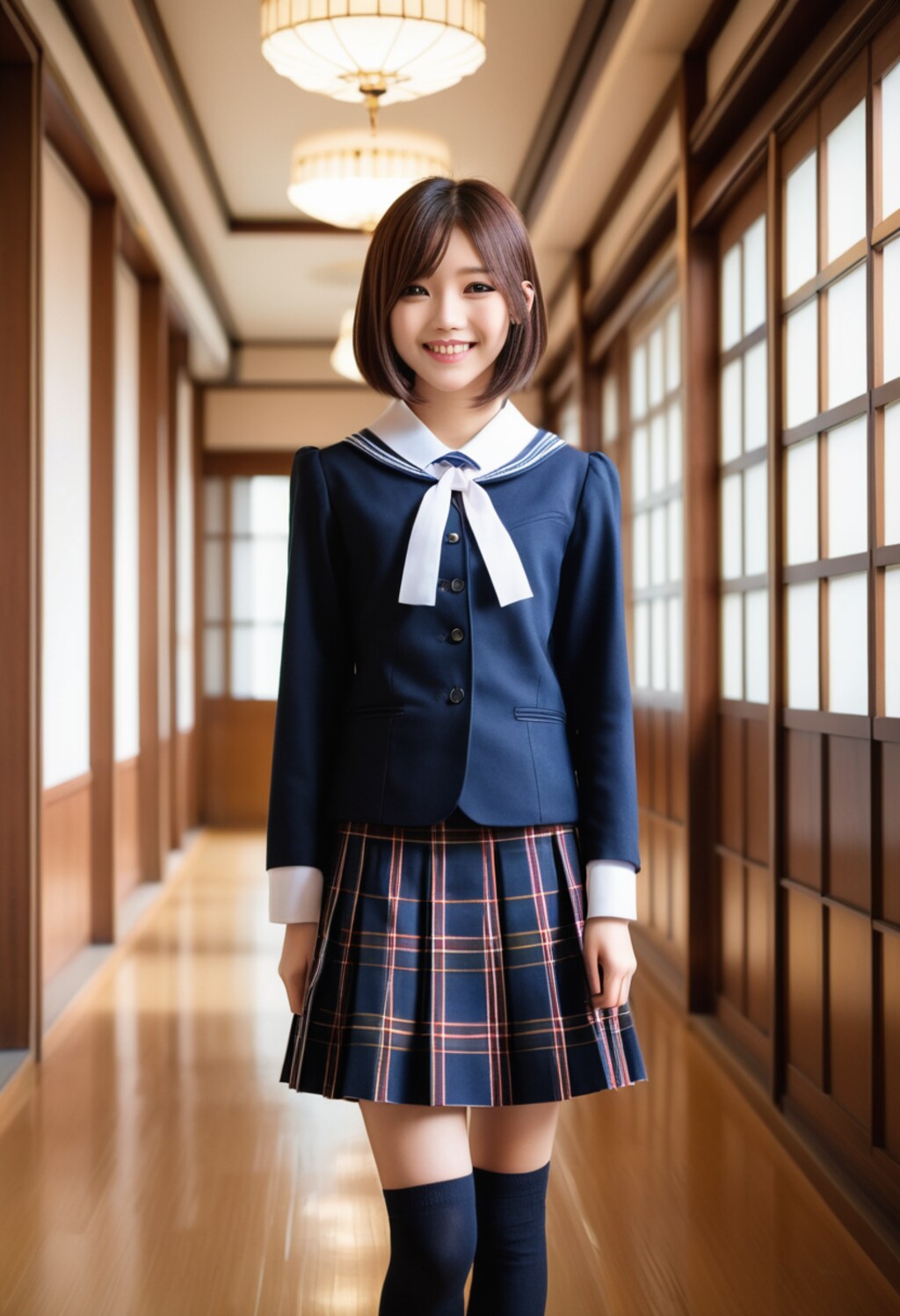 キュートなデザインのゴスロリ風お嬢様学校制服