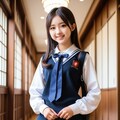 キュートなデザインのゴスロリ風お嬢様学校制服 2枚目