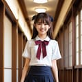 キュートなデザインのゴスロリ風お嬢様学校制服 3枚目