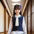 キュートなデザインのゴスロリ風お嬢様学校制服 10枚目