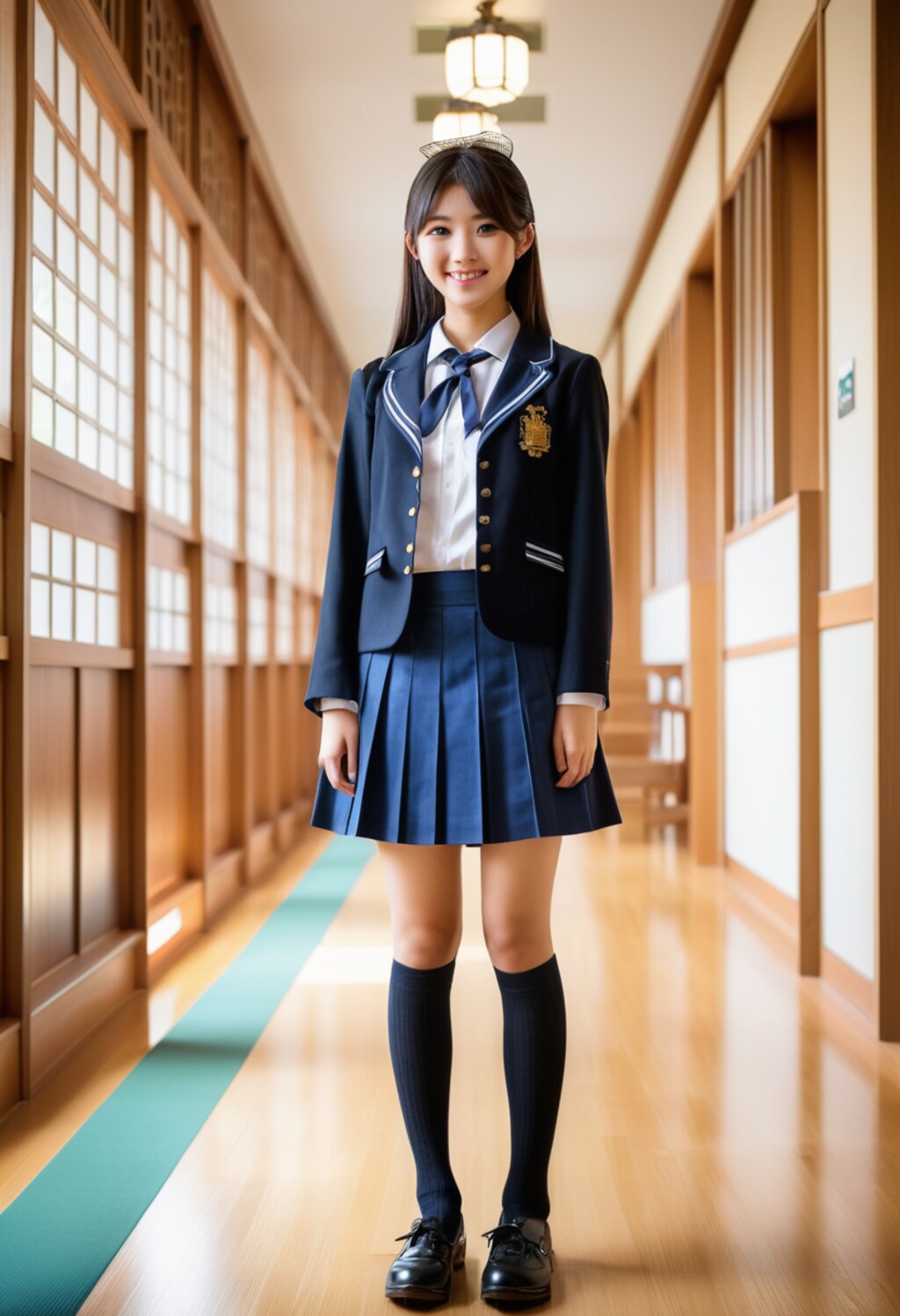 キュートなデザインのゴスロリ風お嬢様学校制服