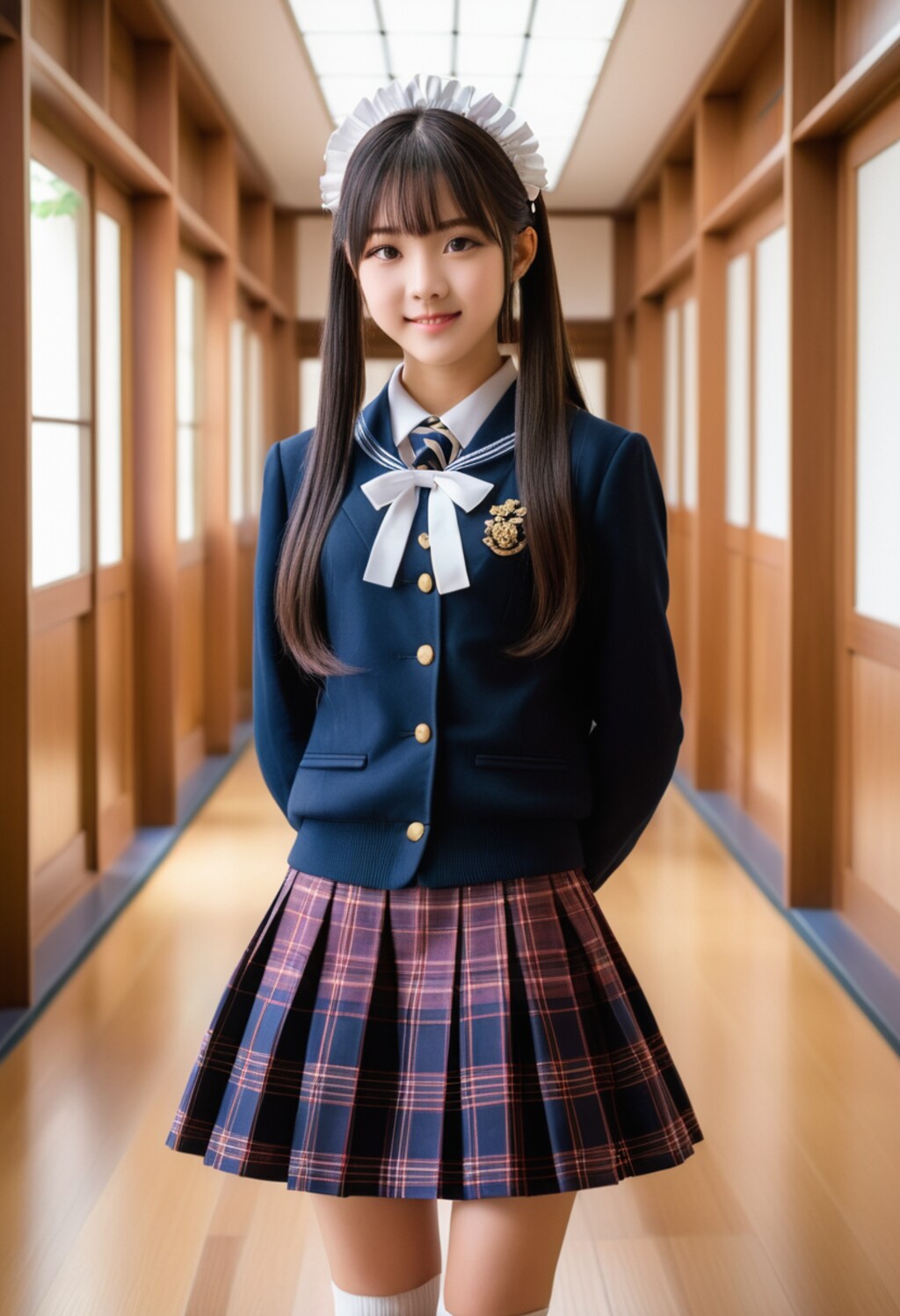 キュートなデザインのゴスロリ風お嬢様学校制服