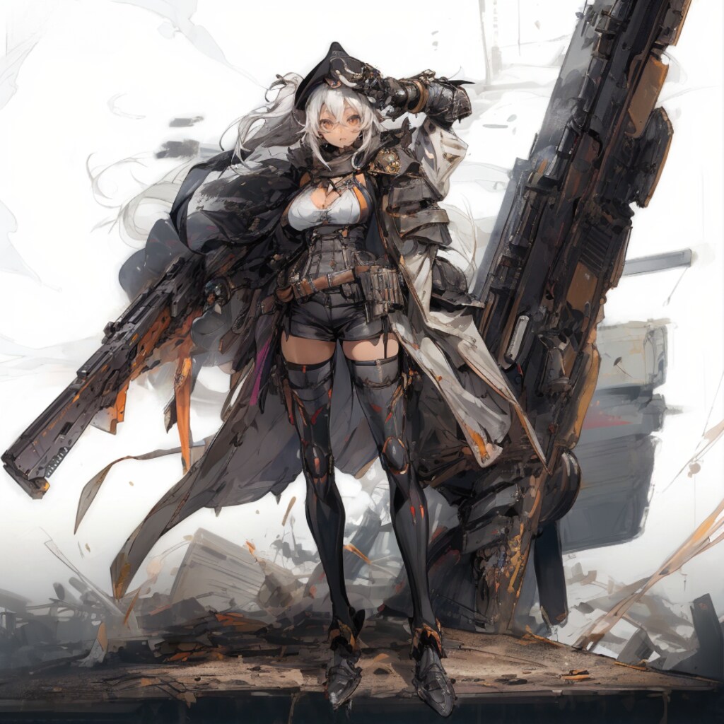 Girl and Robot1072