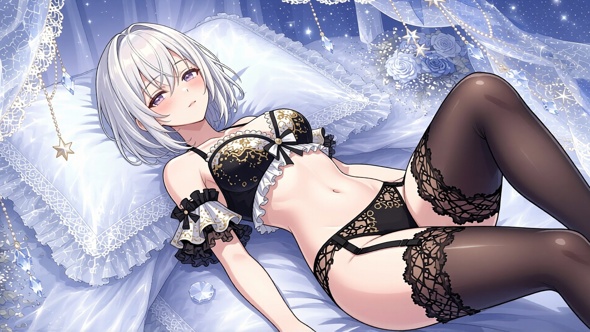 銀髪少女と水着　その23-3