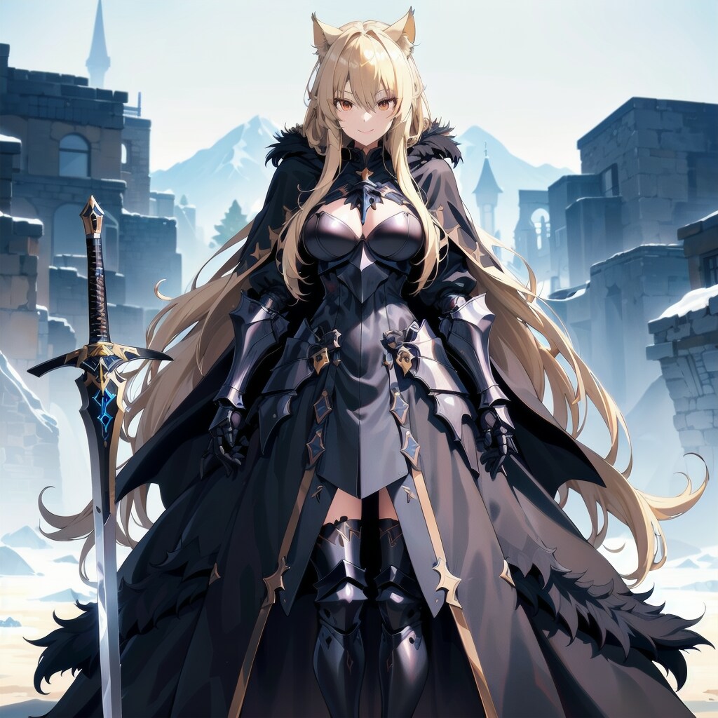 猫？耳の女騎士さん