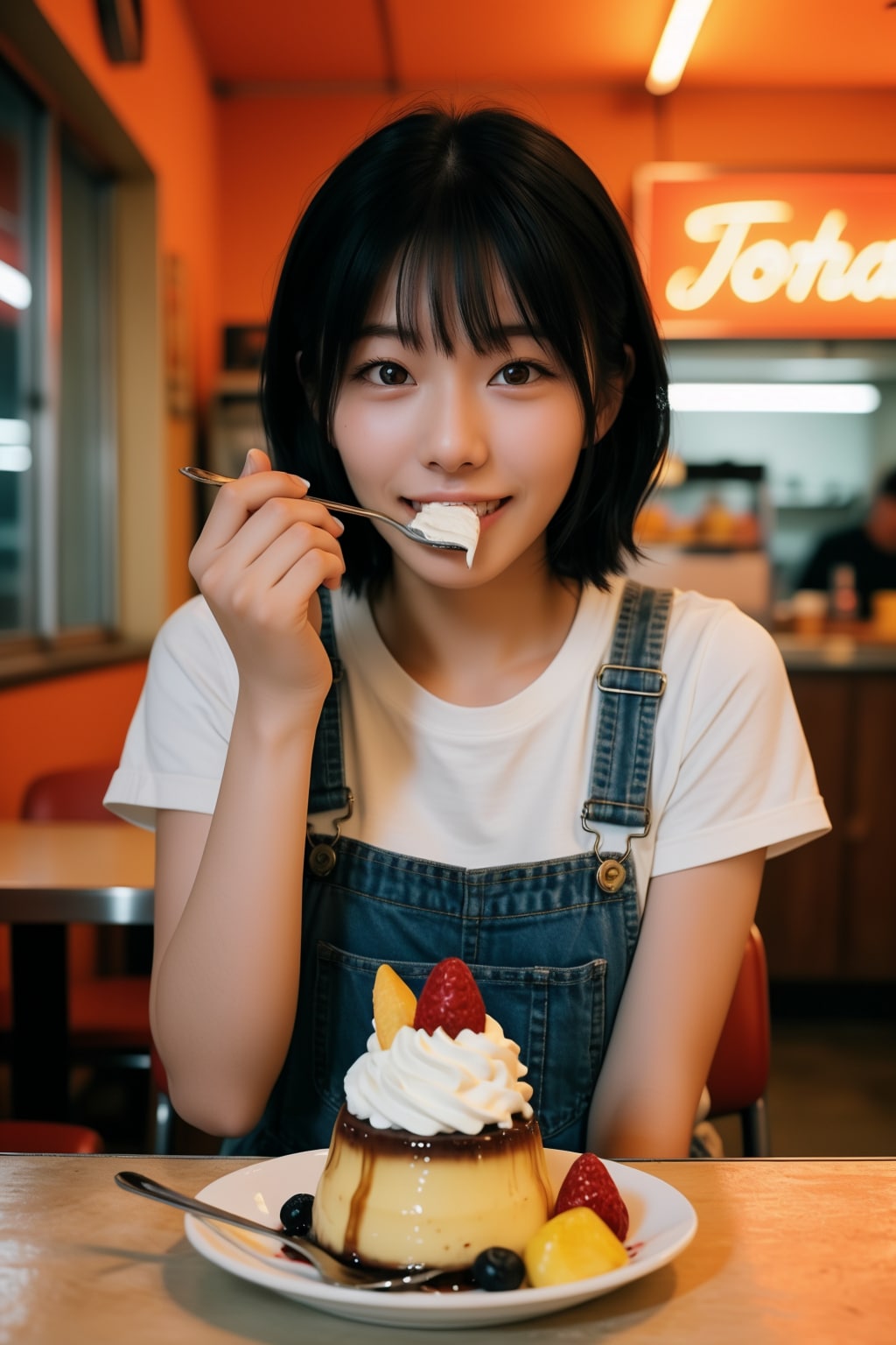【ウチの娘シリーズ】葵ちゃんプリンを食す | の人気AIイラスト・グラビア