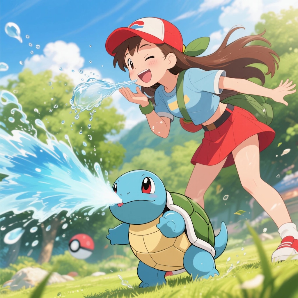 リーフの水鉄砲