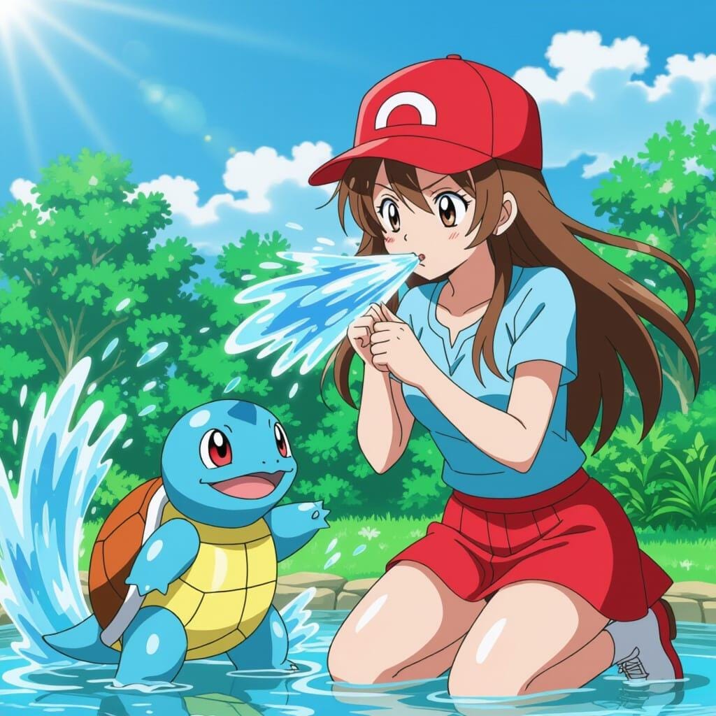 リーフの水鉄砲