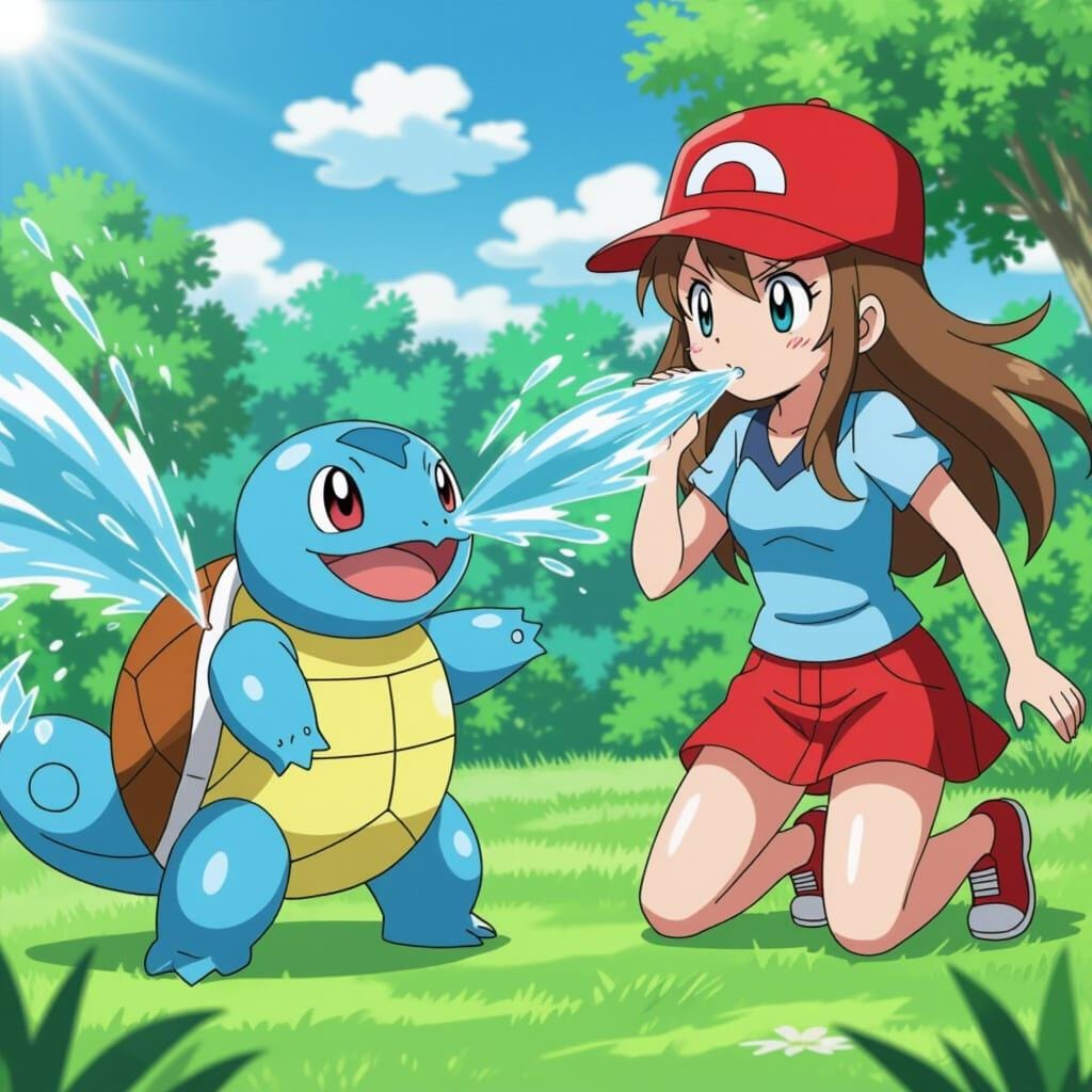 リーフの水鉄砲