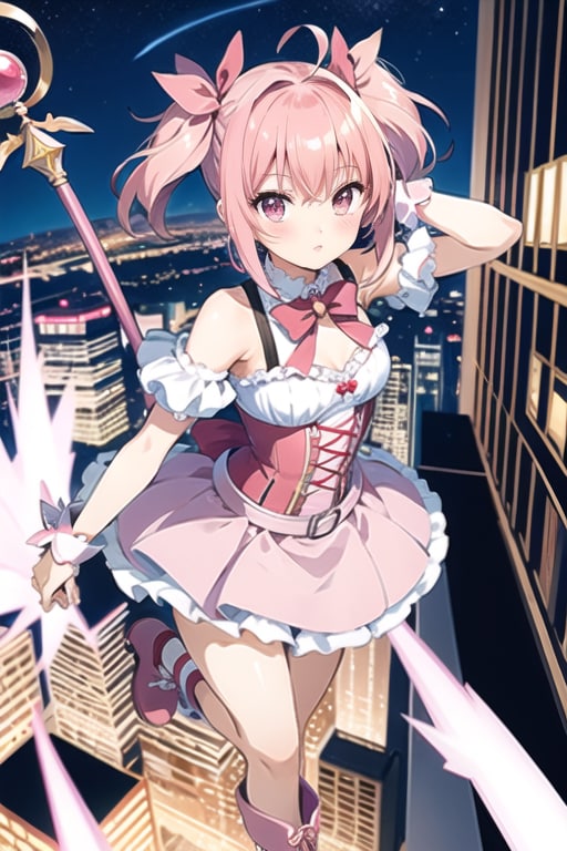 Skyscraper Magical Girl | の人気AIイラスト・グラビア