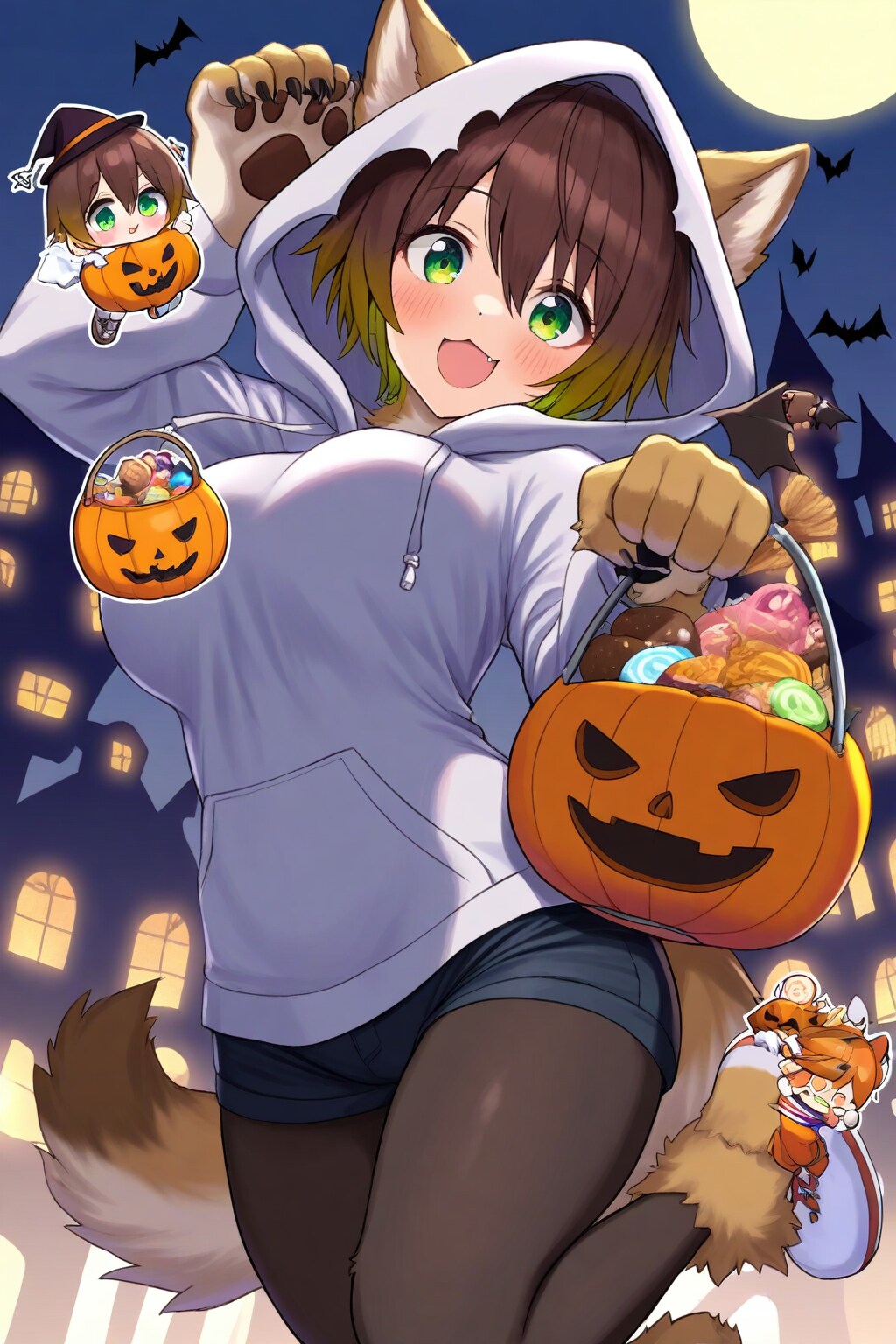 278 ハロウィンを楽しむボーイッシュ