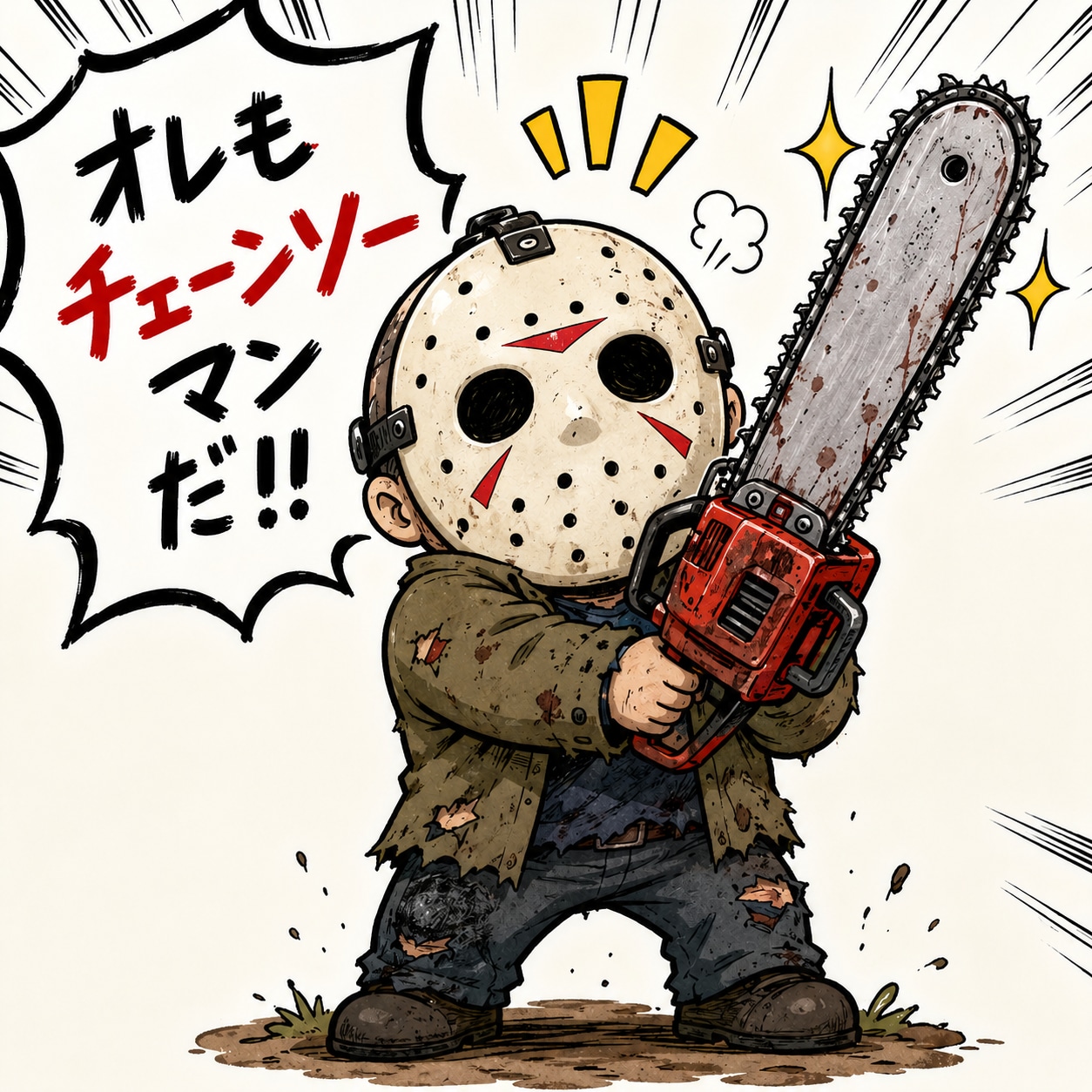 チェーンソー！チェーンソーだ