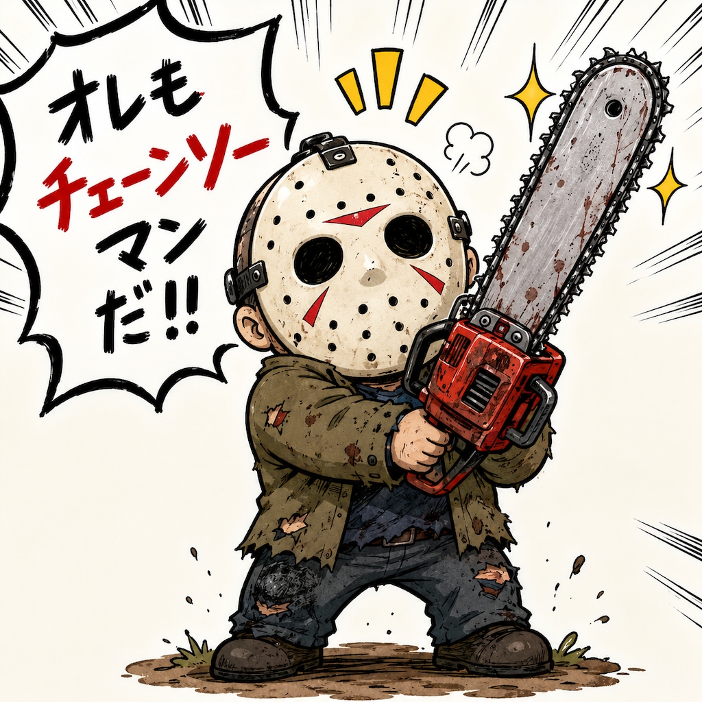 チェーンソー！チェーンソーだ