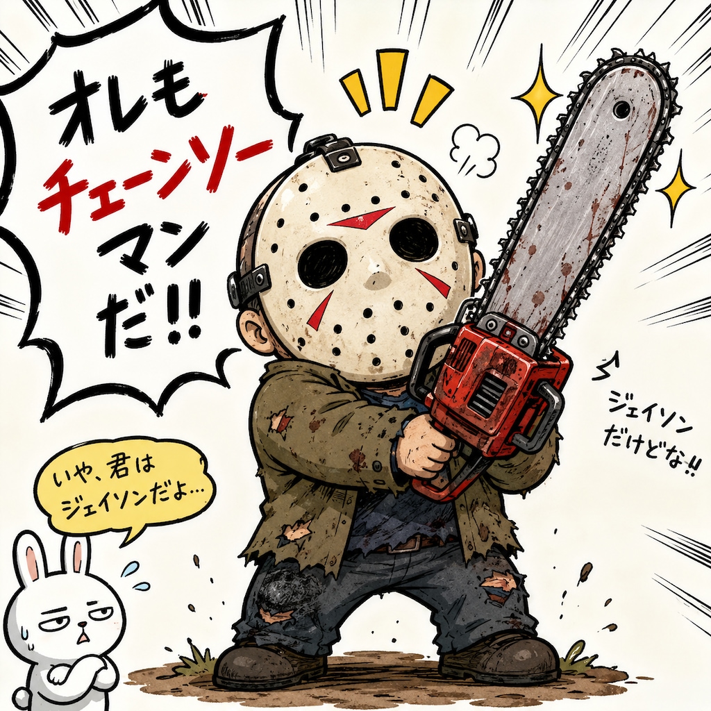チェーンソー！チェーンソーだ