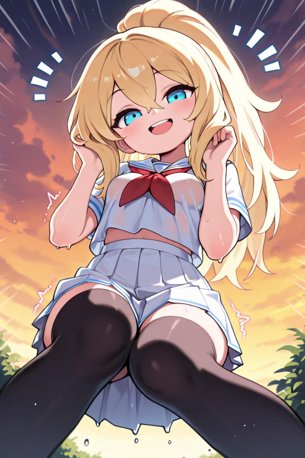 ポーズ　てんそるちゃん