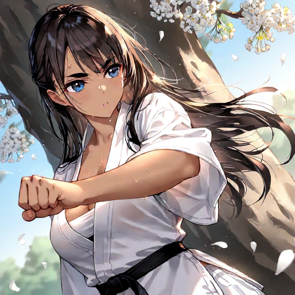 CAPE梅と空手少女
