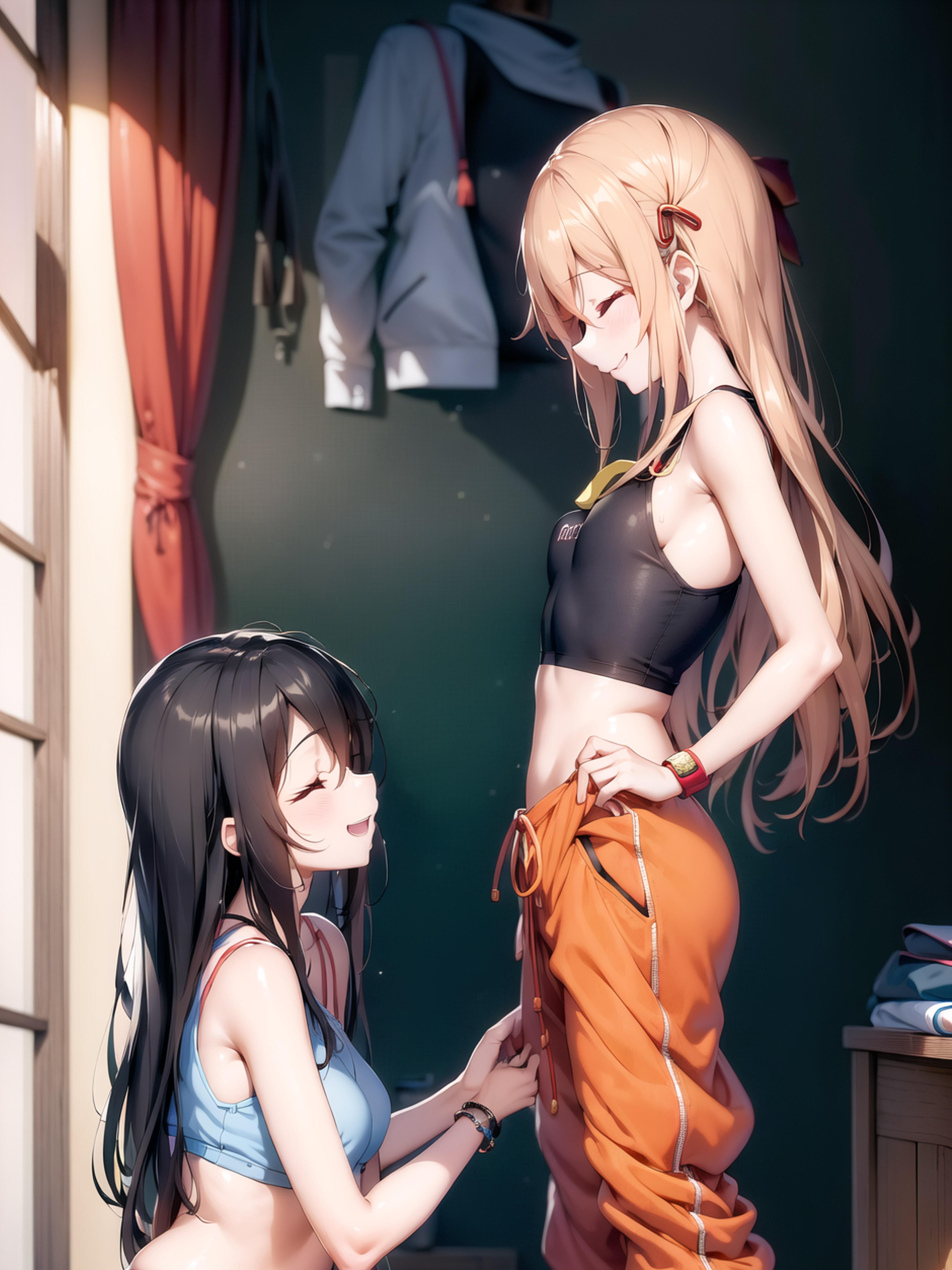 身支度のお手伝い、だから。
