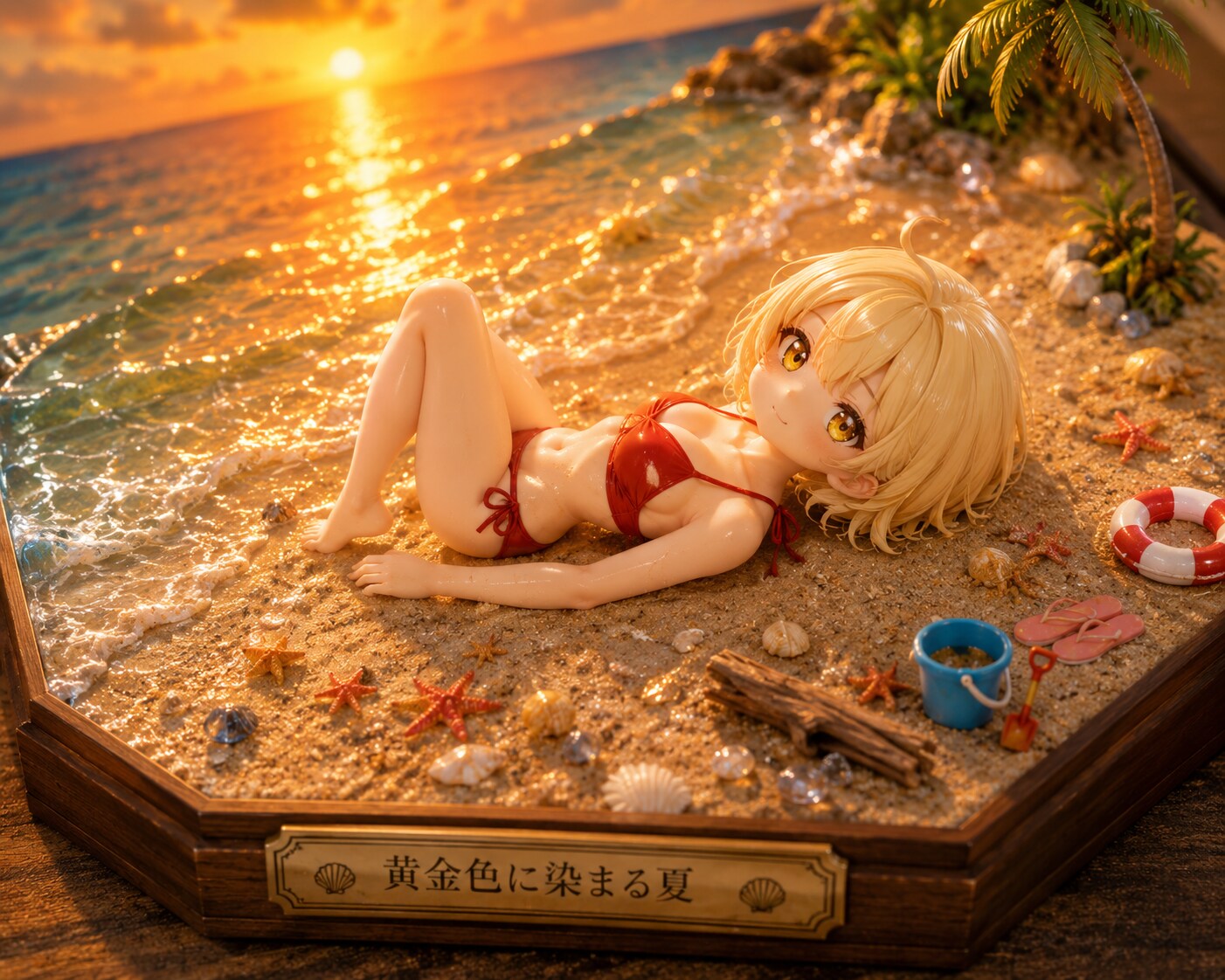 黄金色に染まる夏