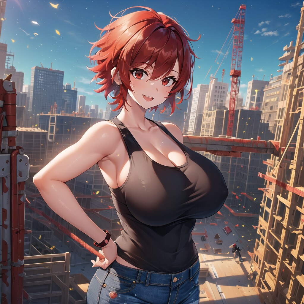 ガテンちゃんと夜景