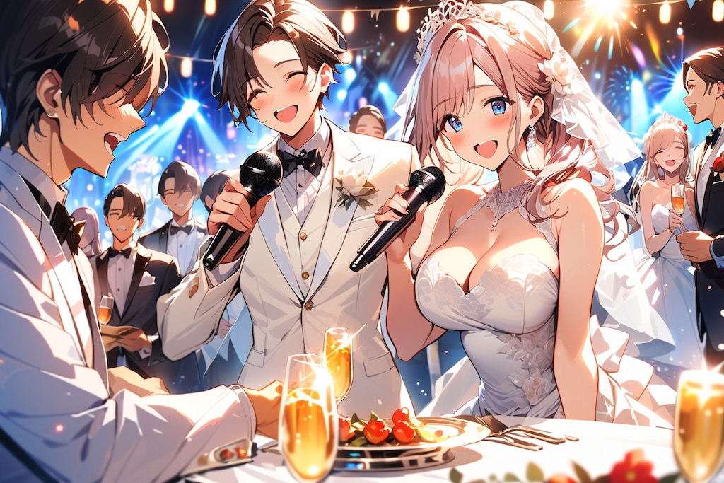 もう披露宴会場で二次会やっちゃえ