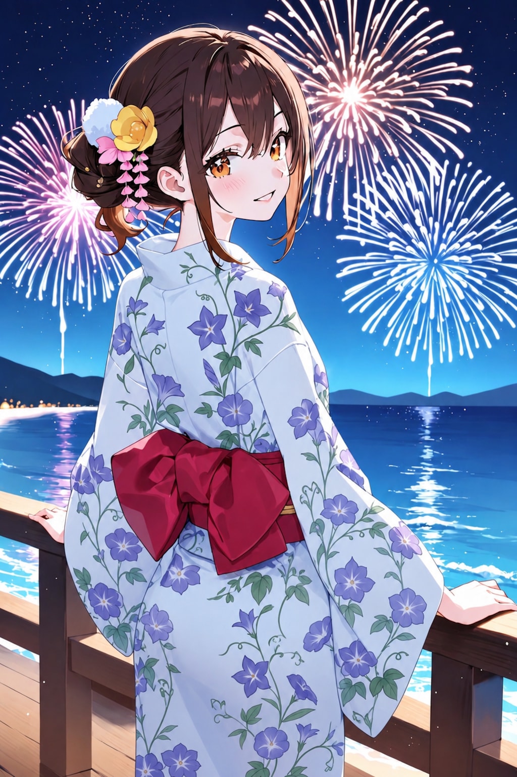 夜空と水面が恋に落ちる夜 #尊すぎ