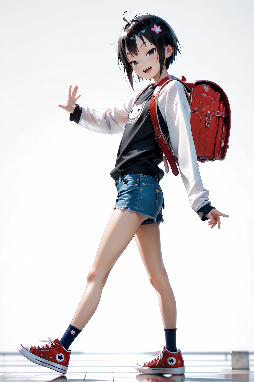 走る妹ちゃん