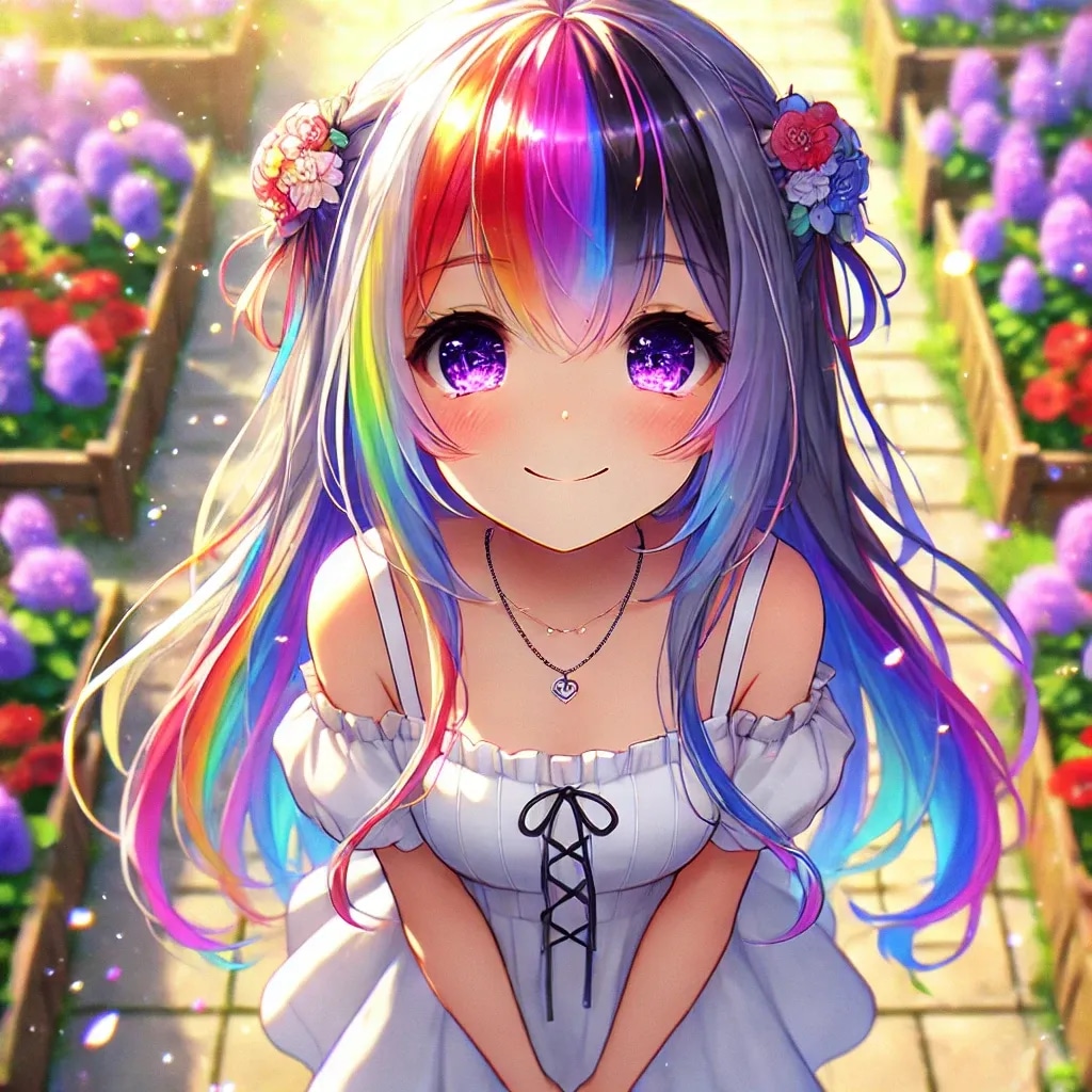 虹から生まれた少女