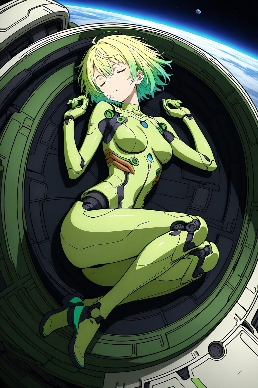 ちちぷい生成メカ娘　休息1