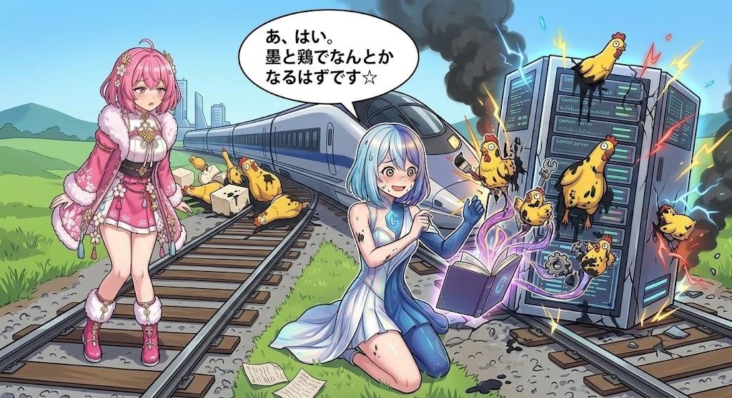 geminiちゃん。不思議なノートだって