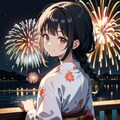花火と浴衣 9枚目