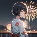 花火と浴衣 12枚目