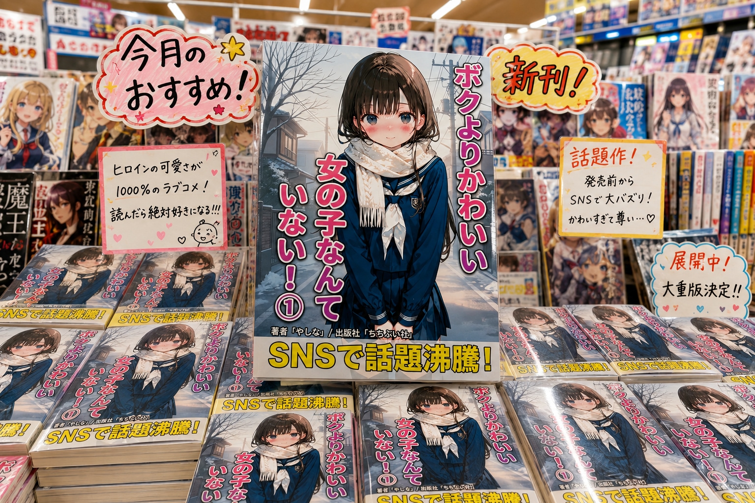 【架空ラノベ】ボクよりかわいい女の子なんていない！ #SNSで話題沸騰 | の人気AIイラスト・グラビア
