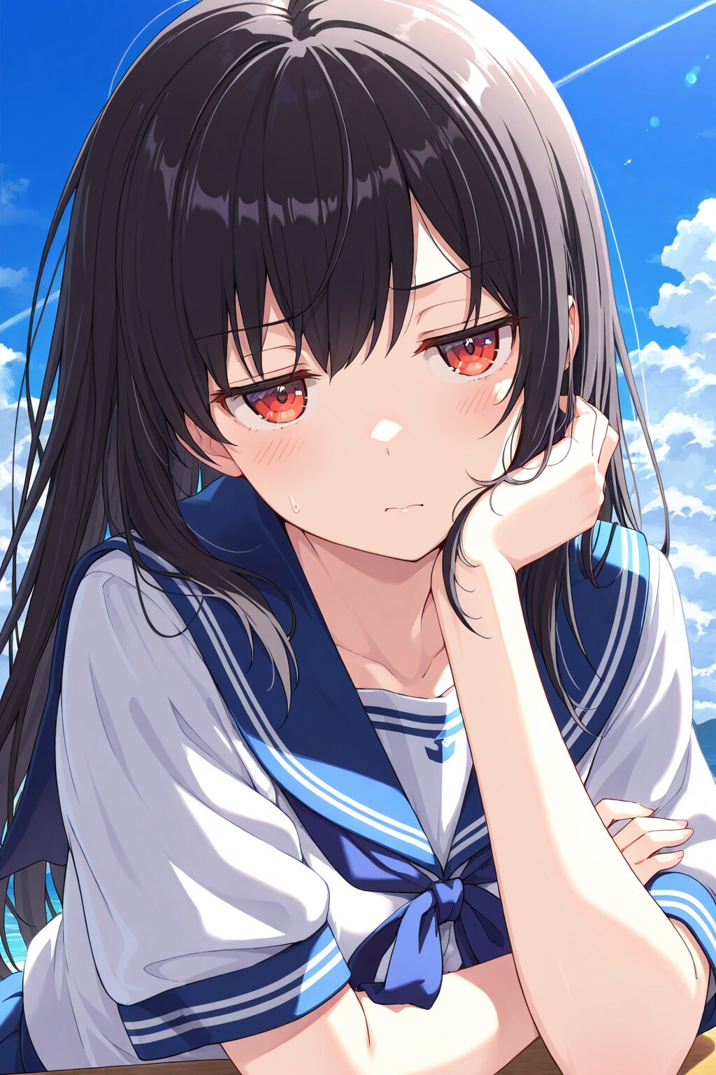 ジト目の女の子