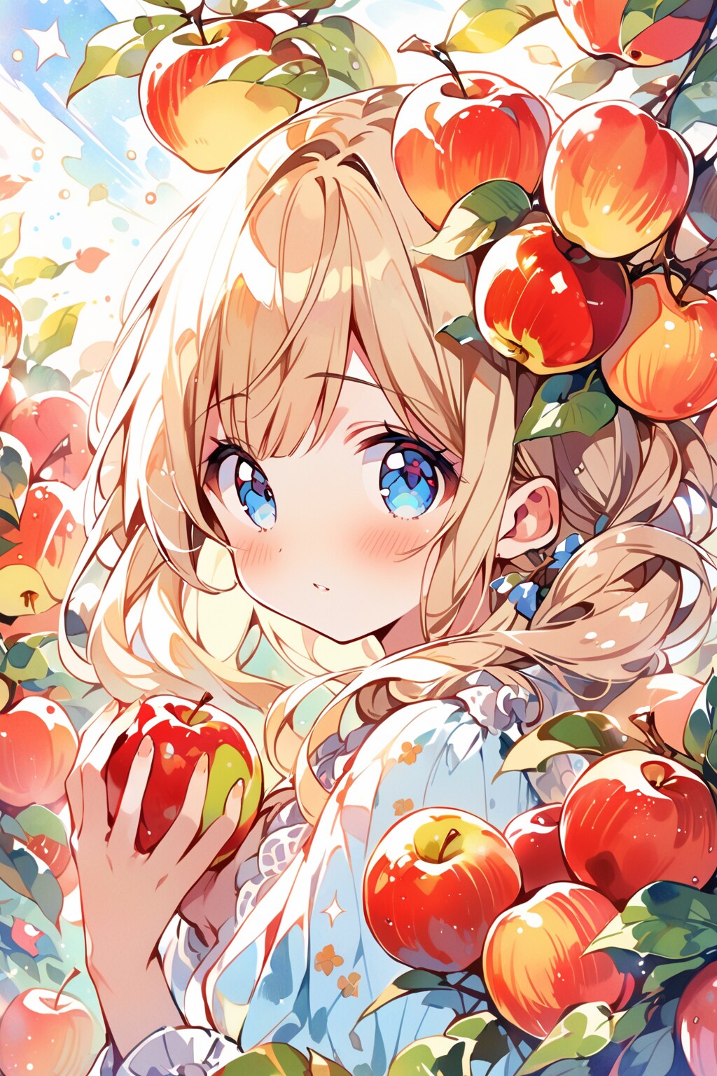 りんご狩り | の人気AIイラスト・グラビア