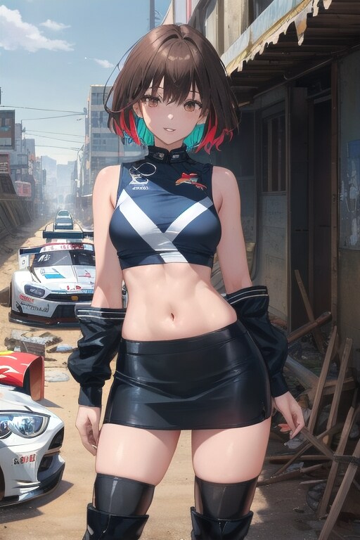 スラム街カーレース