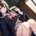 イラスト生成機能お試し　制服少女 8枚目