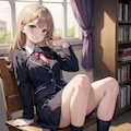 イラスト生成機能お試し　制服少女 3枚目