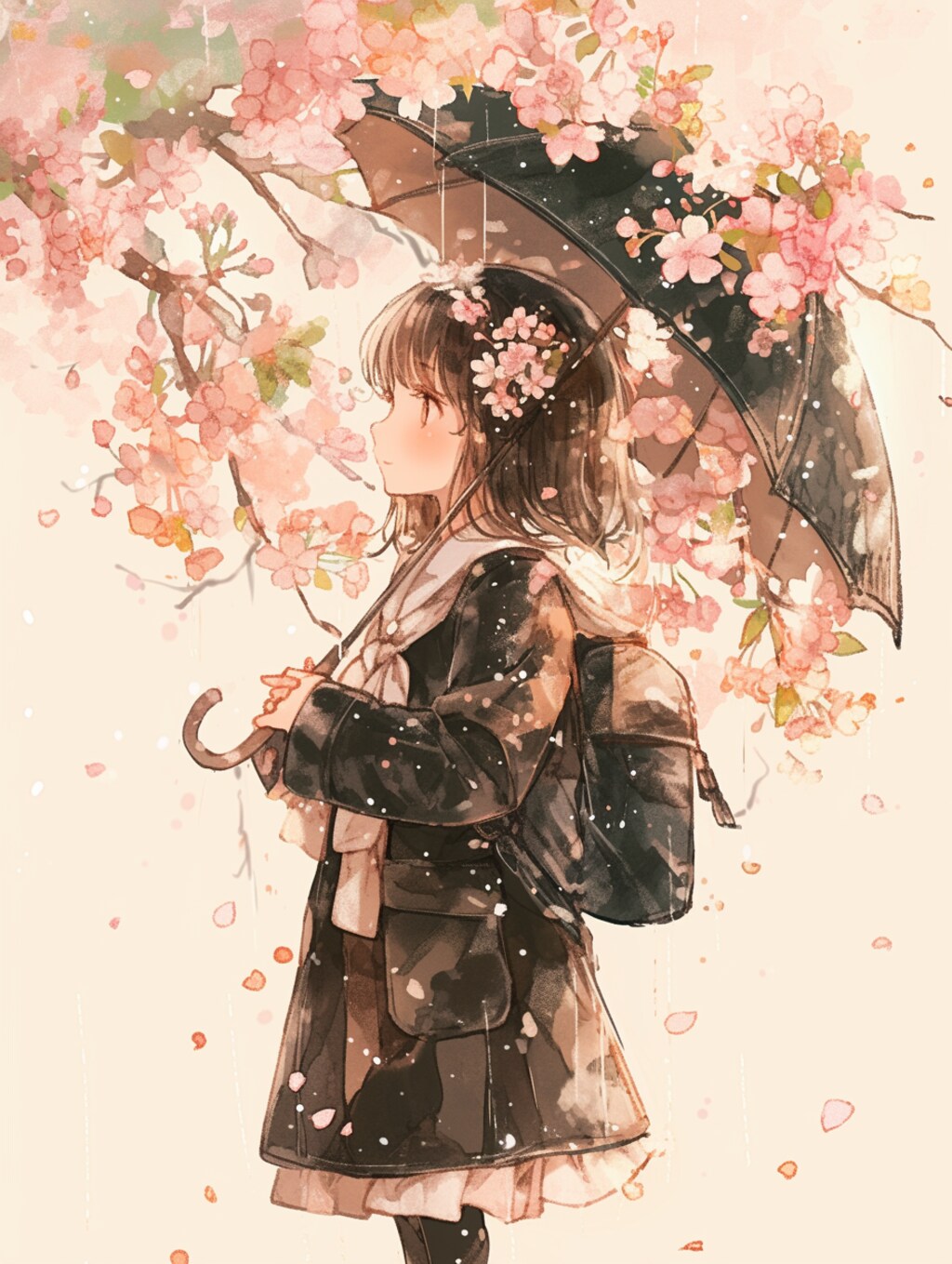 花降るように。