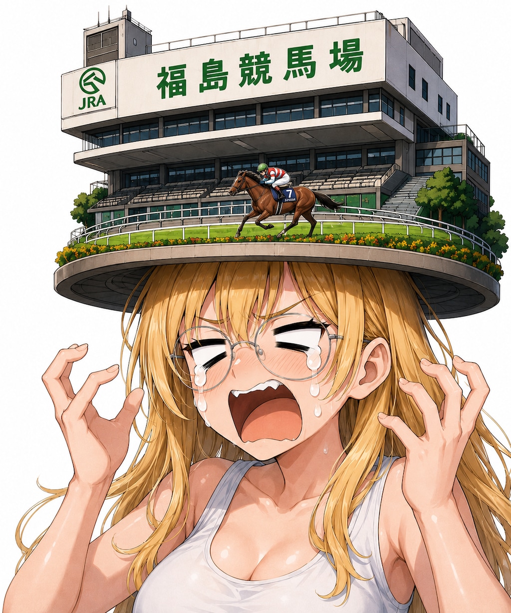 (頭上縛り)66.「ふ」→「福島競馬場」Sumi