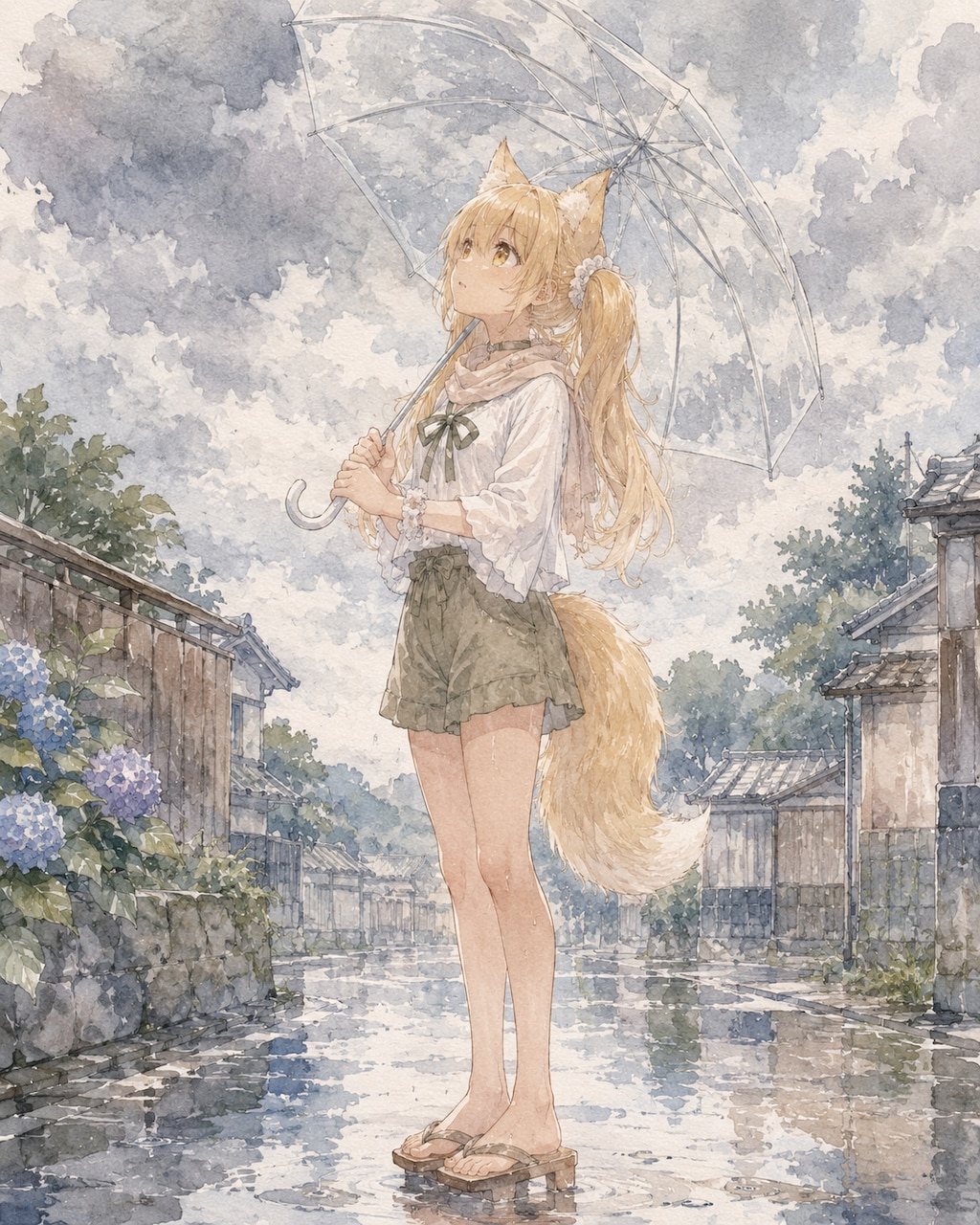 晴れのち雨。