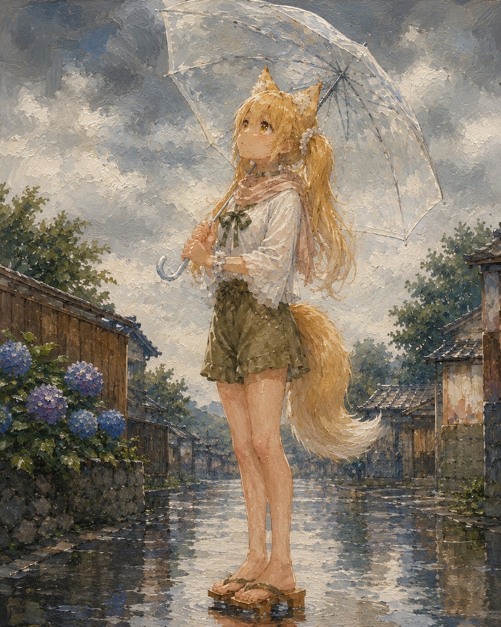 晴れのち雨。