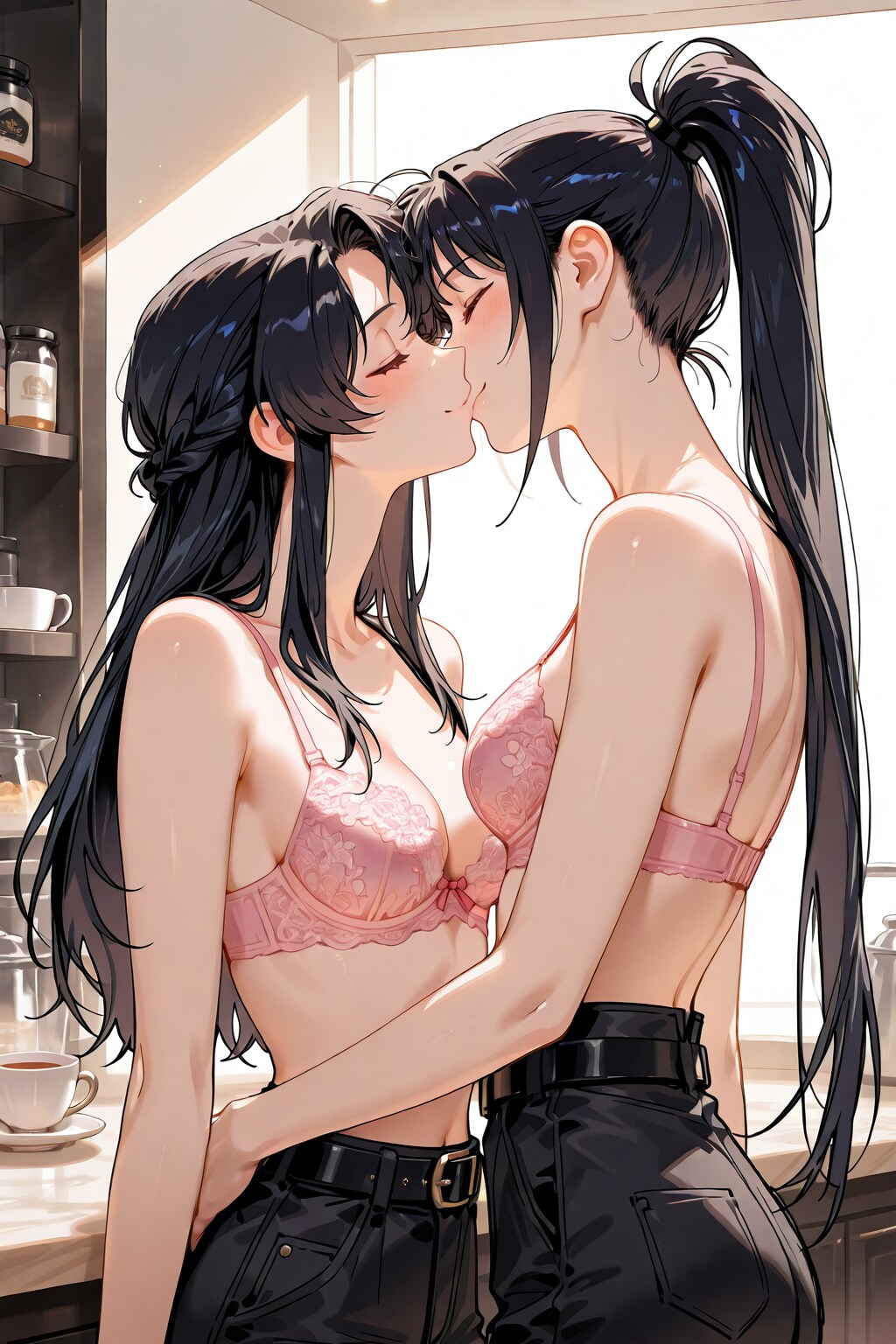 かっこかわいい韓国ヒロイン李瑞雅（イ・ソア）とかっこかわいい中国ヒロイン龍冠麗（ロン・グァンリー）の百合キス