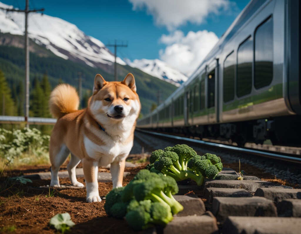 ブロッコリー犬