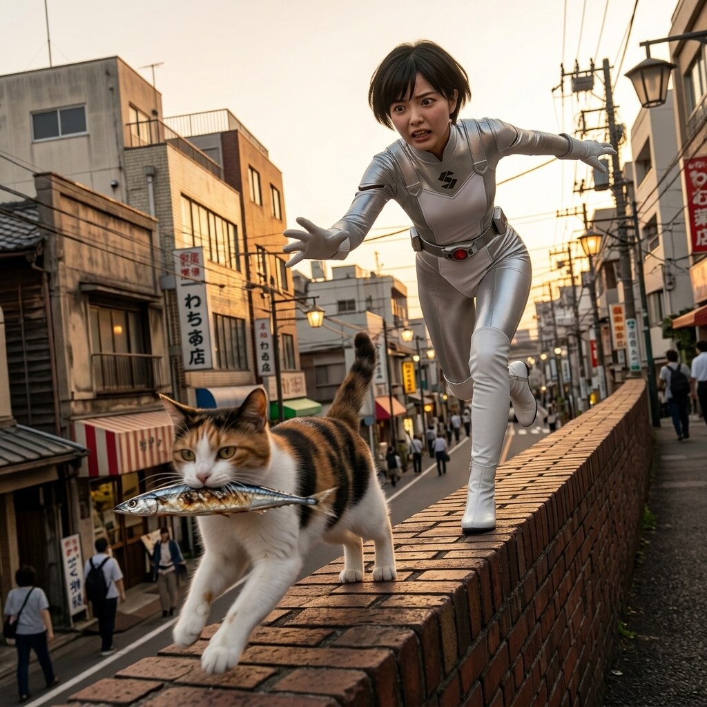 そこの猫！待ちなさいっ！！