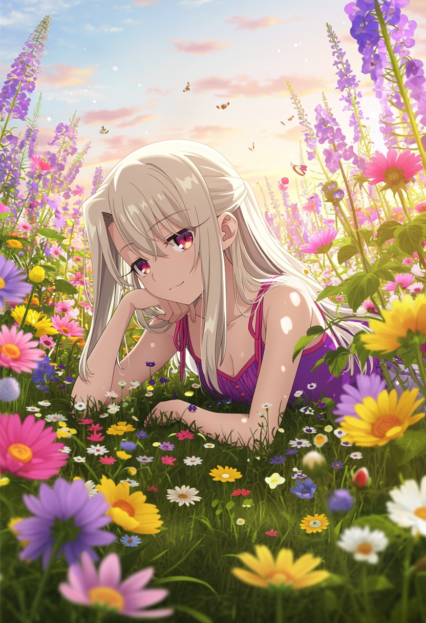 花畑の微睡み