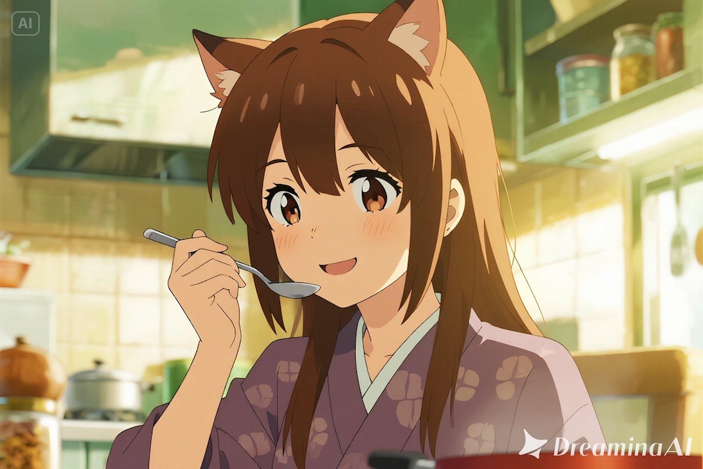 料理をするみことちゃん