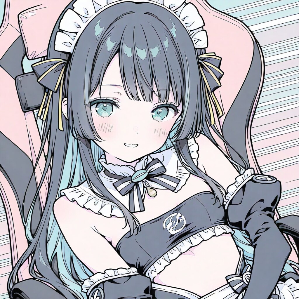 幼女メイドとゲーミングチェア