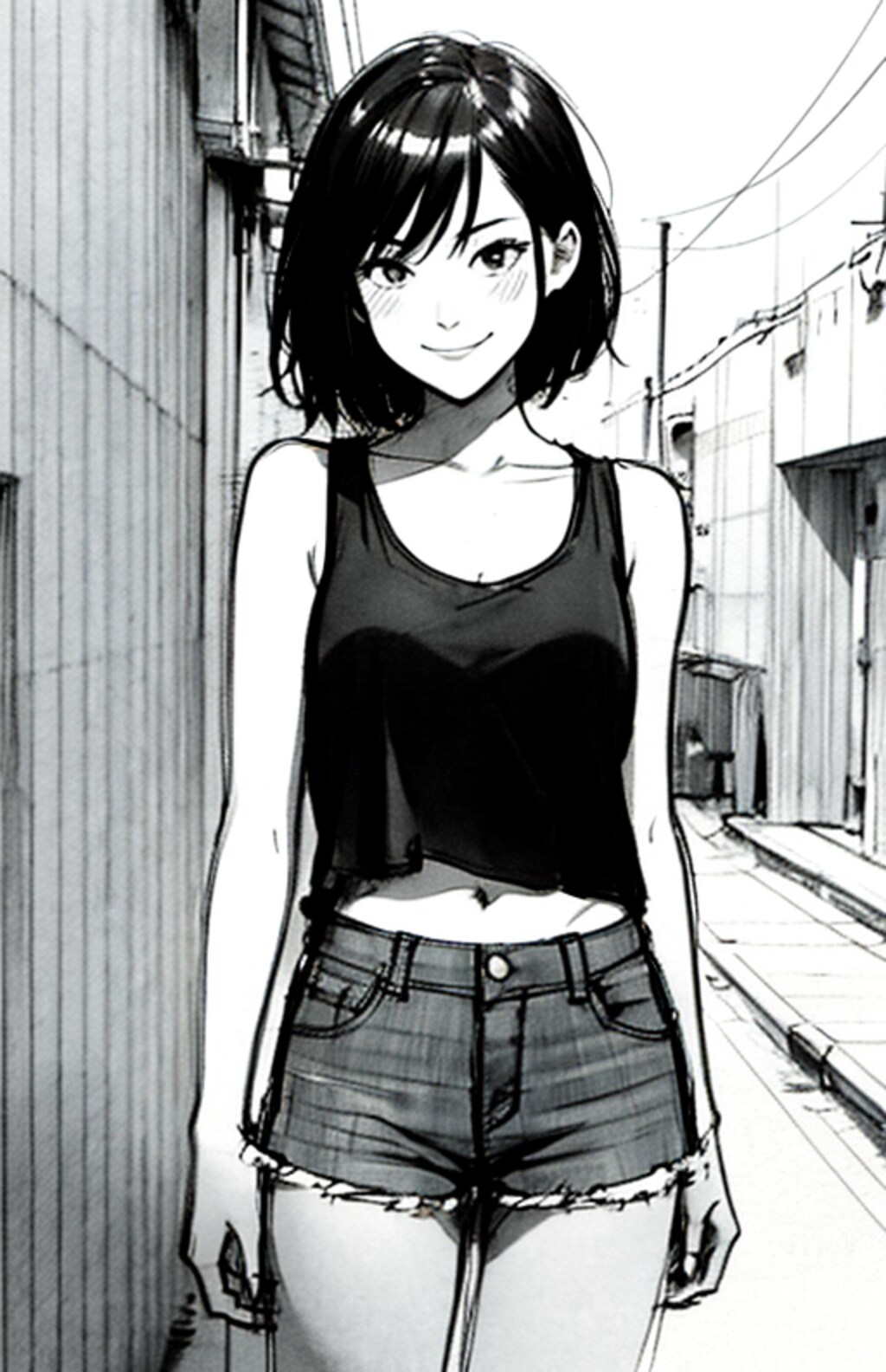 鉛筆画風　習作12